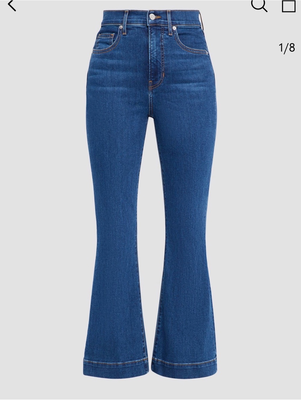 Veronica Beard Jeans Carson Ankle Flare High Rise 25